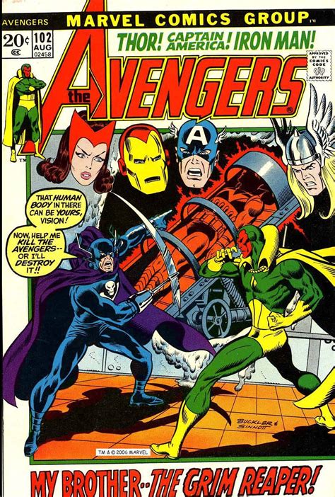 The Avengers Marvel Comic 102 August 1972 PDF