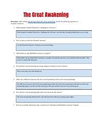 The Awakening Questions And Answers Reader