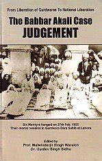 The Babbar Akali Case-Judgement From Liberation of Gurdwaras to National Liberation Reader