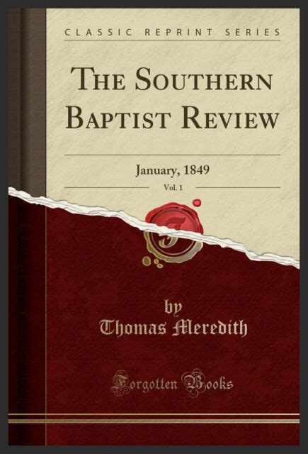The Baptist Review Volume 1 PDF