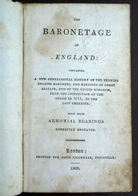 The Baronetage of England Epub