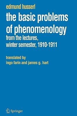 The Basic Problems of Phenomenology From the Lectures Epub