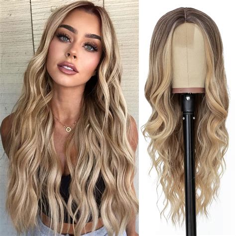 The Battle of the Blondes: Long, Wavy Wigs Without Bangs