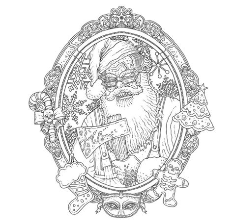 The Beauty of Horror Ghosts of Christmas Coloring Book Epub