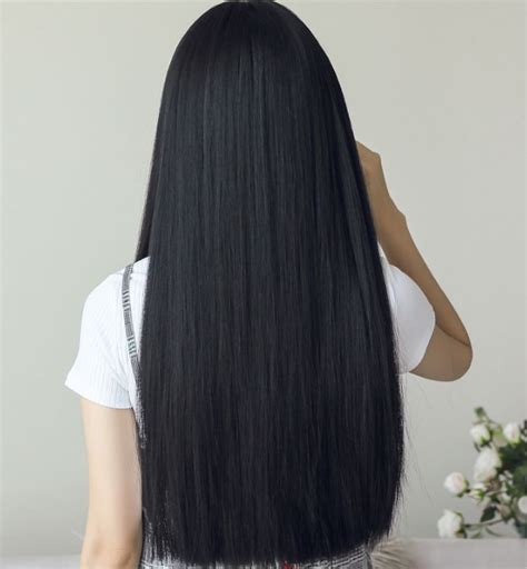 The Beauty of Long, Straight, Black Hair