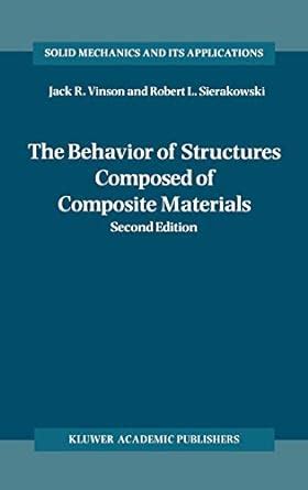The Behavior of Structures Composed of Composite Materials Corrected 2nd Printing Doc