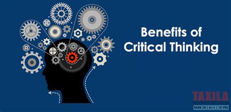 The Benefits of Critical Thinking