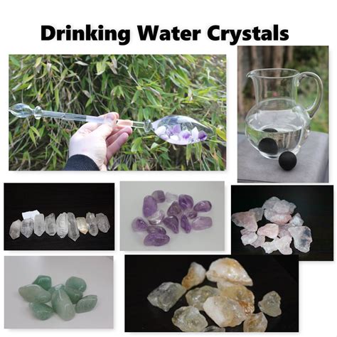 The Benefits of Drinking Water with Crystals