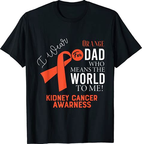 The Benefits of Wearing Kidney Cancer T Shirts