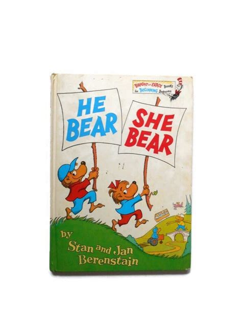 The Berenstain Bears He Bear She Bear PDF