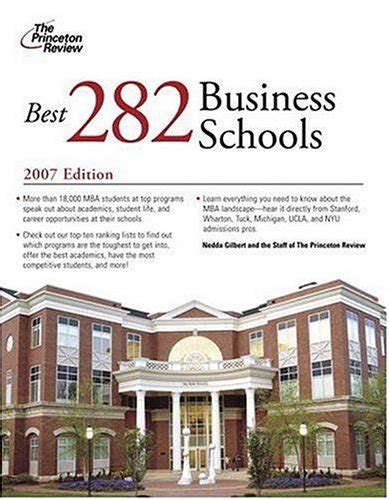 The Best 282 Business Schools 2007 Graduate School Admissions Guides PDF