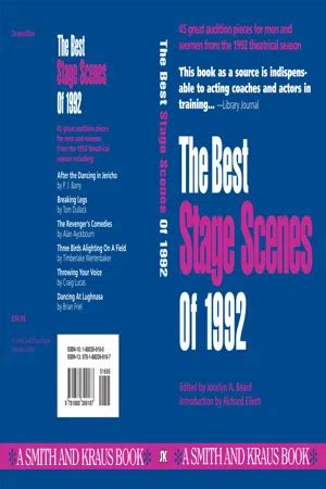 The Best Stage Scenes of 1992 Ebook PDF