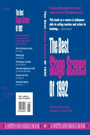 The Best Stage Scenes of 1992 Ebook PDF