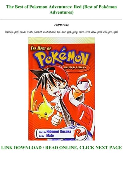 The Best of Pokemon Adventures Red Best of PokÃ©mon Adventures Kindle Editon