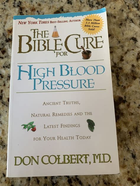 The Bible Cure for High Blood Pressure Ancient Truths Natural Remedies and the Latest Findings for Your Health Today Reader