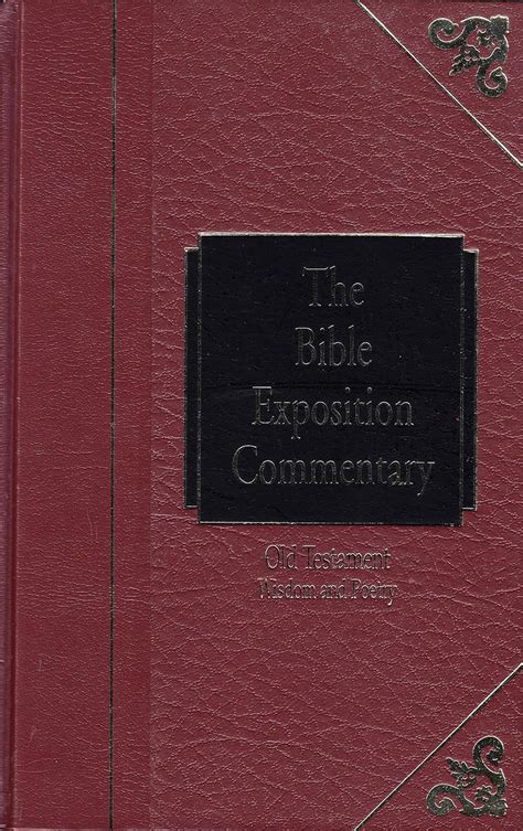 The Bible Exposition Commentary Wisdom and Poetry Epub