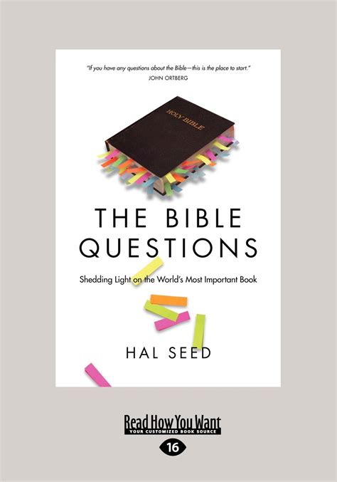 The Bible Questions Shedding Light on the World's Most Doc