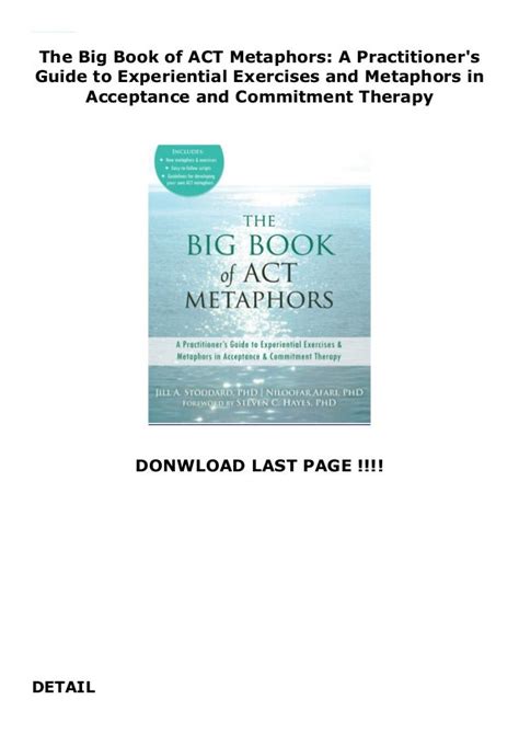 The Big Book of ACT Metaphors Kindle Editon