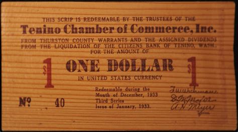 The Birth of Wood Currency