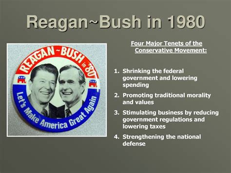 The Birth of the Reagan Bush Movement