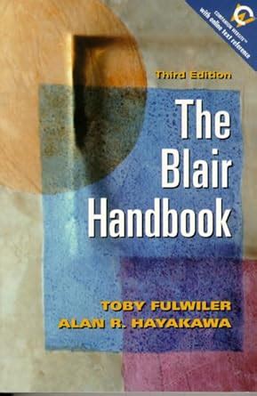 The Blair Handbook 3rd Reader