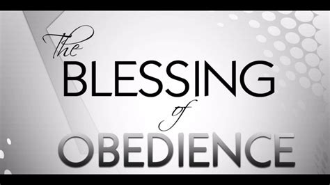 The Blessings of Obedience Reader