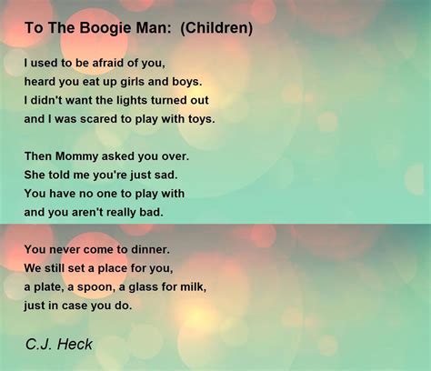 The Boogeyman Blanket and Other Poems for Kids