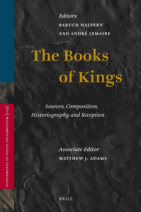 The Books of Kings Supplements to Vetus Testamentum Doc