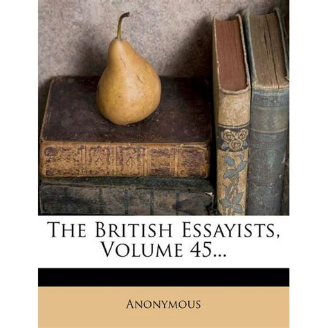 The British Essayists Volume 45 Epub