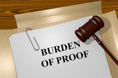 The Burden of Proof PDF