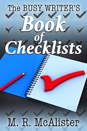 The Busy Writer s Book of Checklists Kindle Editon