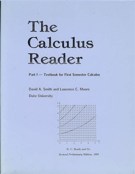 The Calculus Reader Textbook for first Semester Calculus Kindle Editon