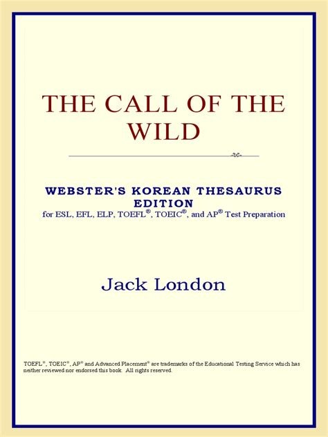 The Call of the Wild Webster s Croatian Thesaurus Edition Epub
