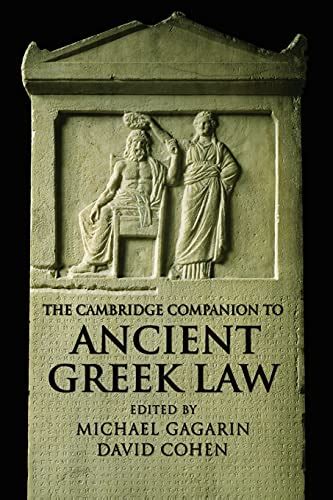 The Cambridge Companion to Ancient Greek Law Cambridge Companions to the Ancient World Doc