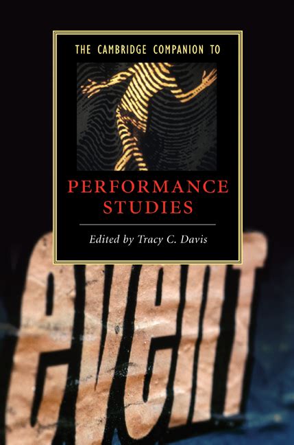 The Cambridge Companion to Performance Studies PDF