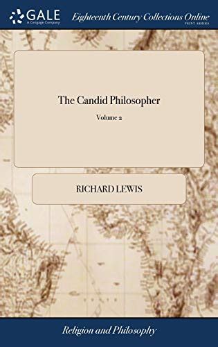 The Candid Philosopher Or Free Thoughts on Men Morals and Manners of 2 Volume 1 Epub