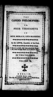 The Candid Philosopher Or Free Thoughts on Men Morals and Manners of 2 Volume 2 PDF