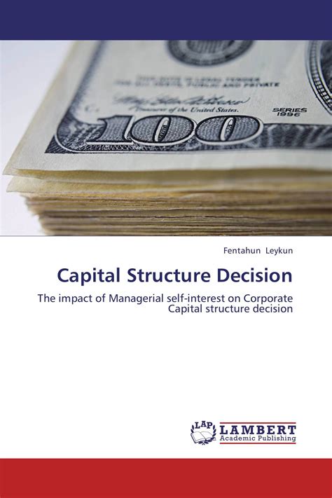 The Capital Structure Decision 1st Edition Epub