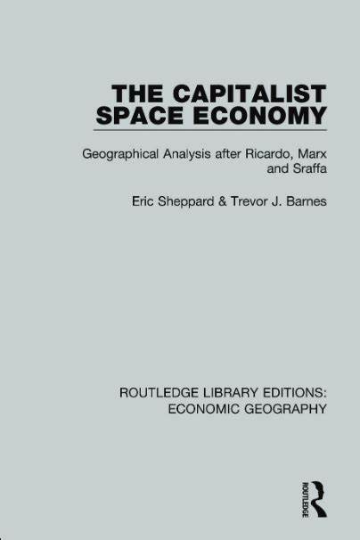 The Capitalist Space Economy Analysis After Ricardo, Marx and Sraffa Doc
