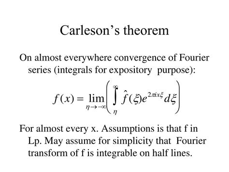 The Carleson-Hunt Theorem on Fourier Series Doc