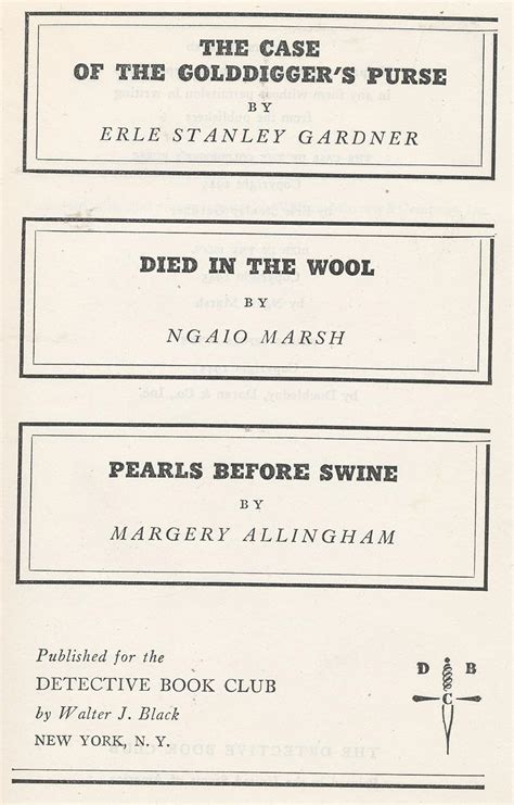 The Case of the Golddigger s Purse Died in the Wool Pearls Before Swine Detective Book Club Epub