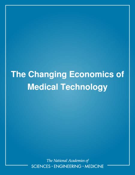 The Changing Economics of Medical Technology PDF