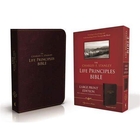 The Charles F Stanley Life Principles Bible New American Standard Bible Teal Charcoal Bonded Leather PDF