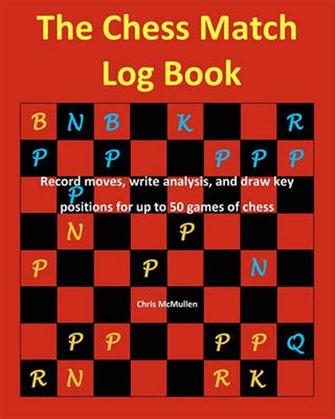 The Chess Match Log Book Record Moves Reader
