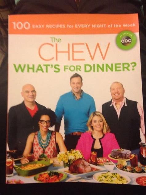 The Chew What s For Dinner 100 Easy Recipes For Every Night Of The Week Turtleback School and Library Binding Edition Doc