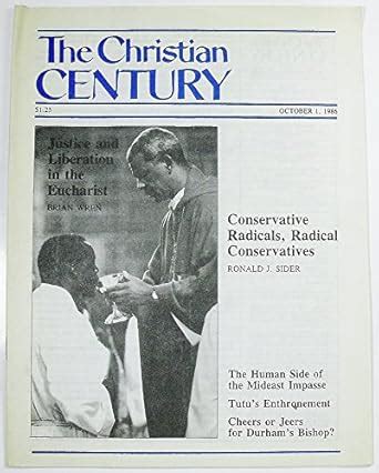 The Christian Century Volume 103 Number 28 October 1 1986 Reader