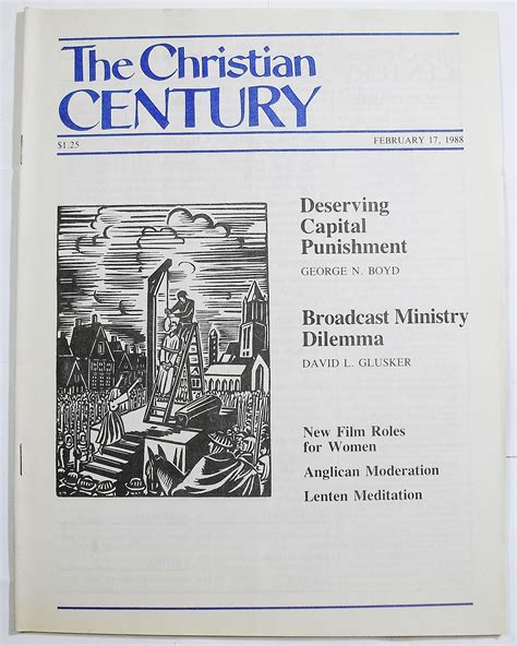 The Christian Century Volume 104 Number 1 January 7-14 1987 Kindle Editon