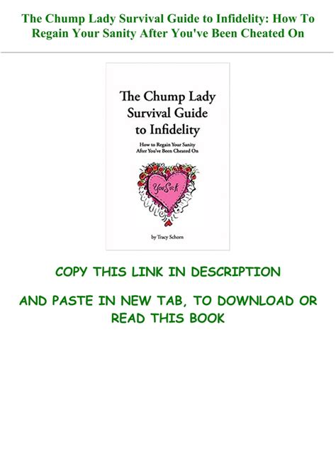 The Chump Lady Survival Guide to Infidelity How To Regain Your Sanity After You ve Been Cheated On Kindle Editon