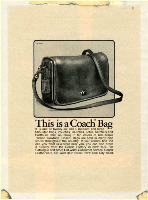 The Coach Legacy: A Commitment to Craftsmanship