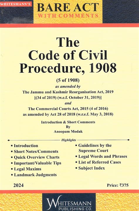 The Code of Civil Procedure Epub